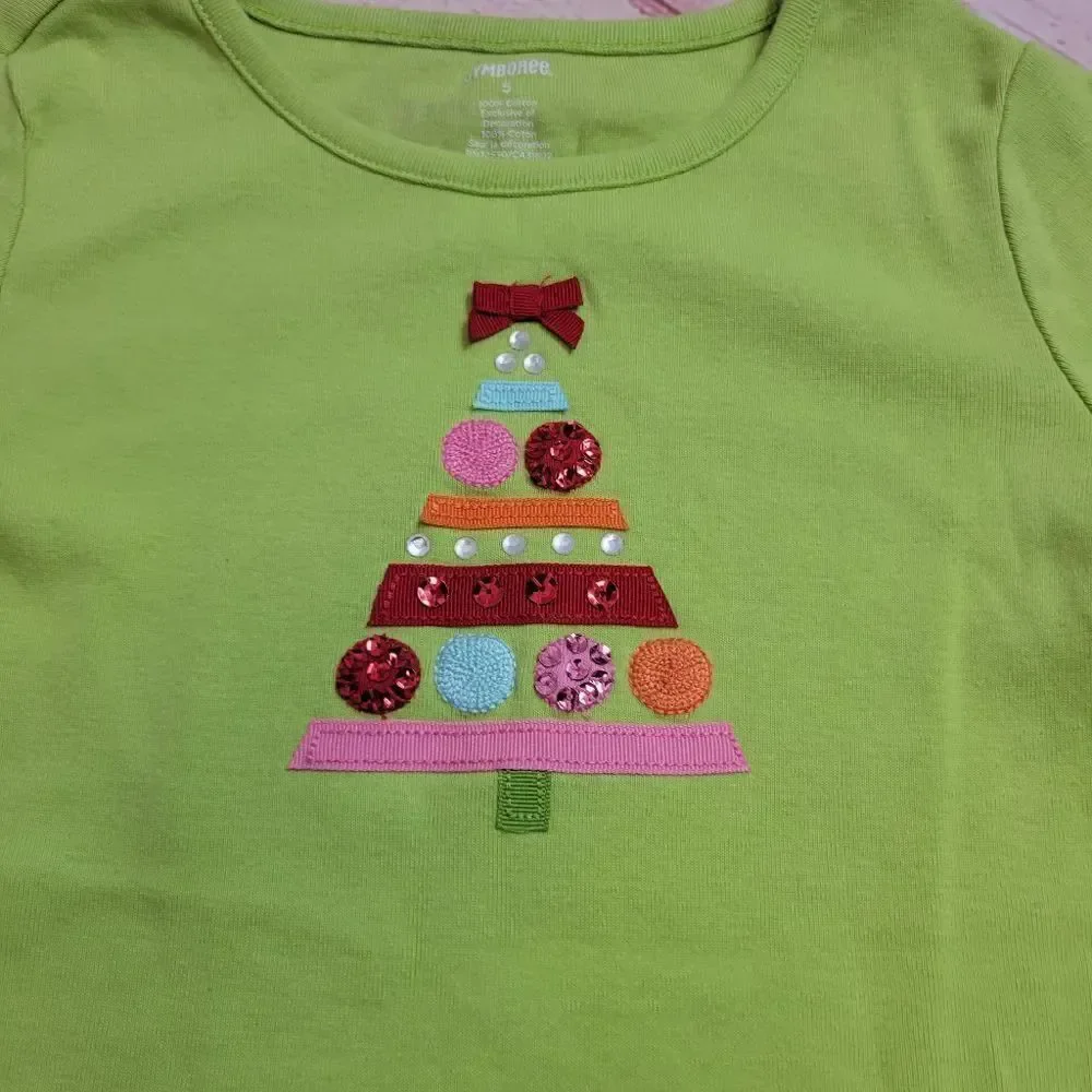 Gymboree Christmas tree shirt 5